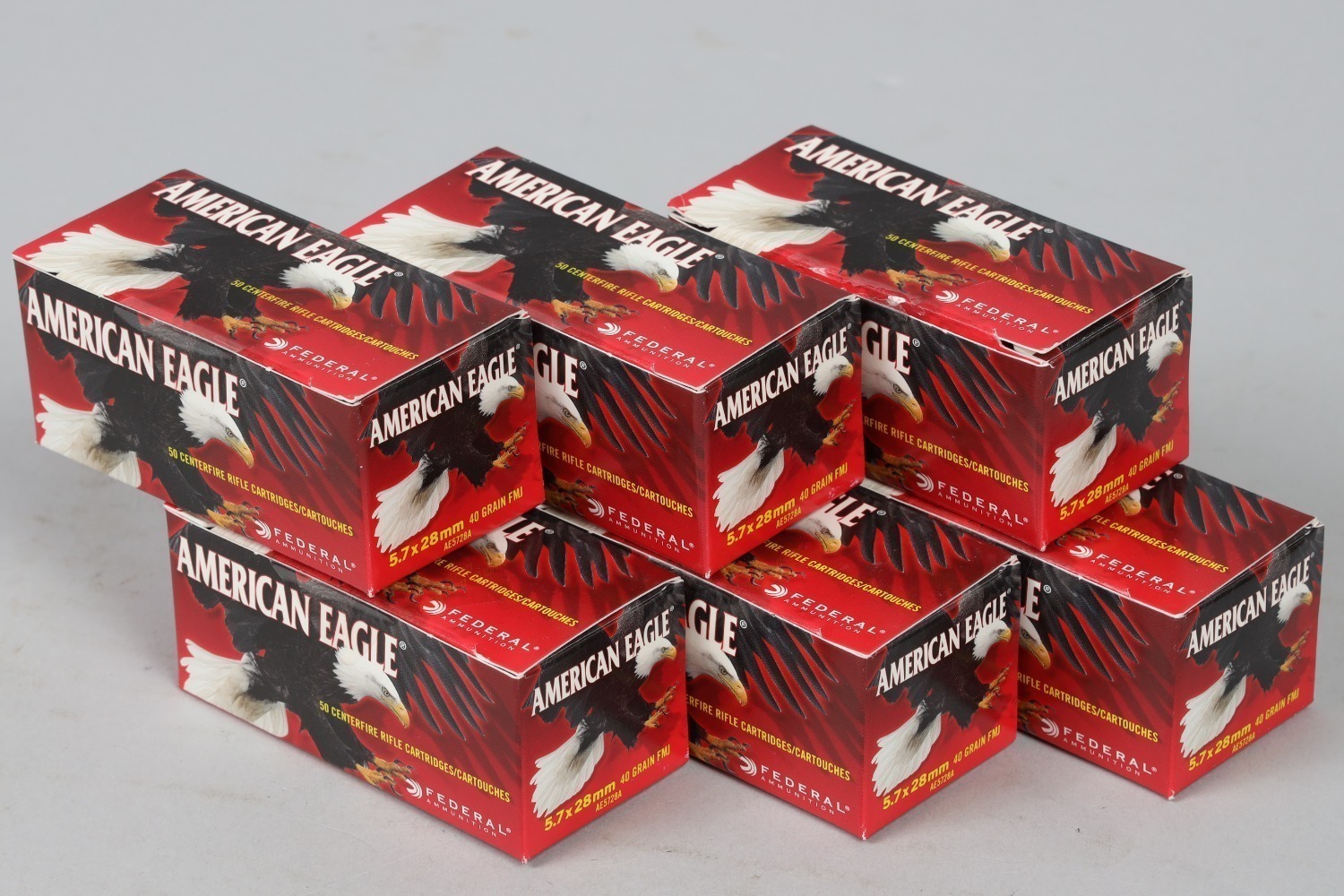 6 Bxs of 5.7x28mm Ammo