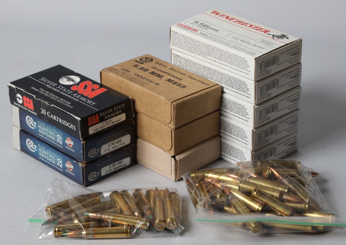 11 Bxs Winchester/IMI 5.56mm Ammo