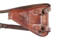 WW2 Japanese Nambu holster w/ strap. - 5