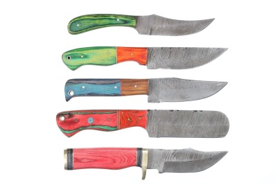 5 Damascus Knives