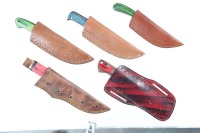 5 Damascus Knives - 2