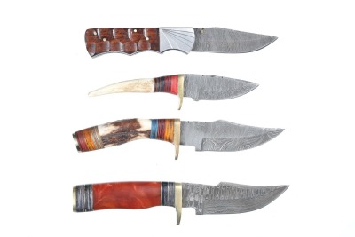 4 Damascus Knives