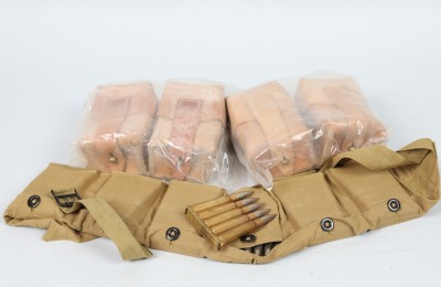 8mm Mauser ammo and ammo pouches