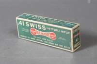 1 Bx Vintage Remington .41 Swiss Ammo