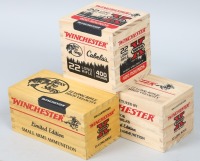 3 Bxs Winchester .22 lr Ammo