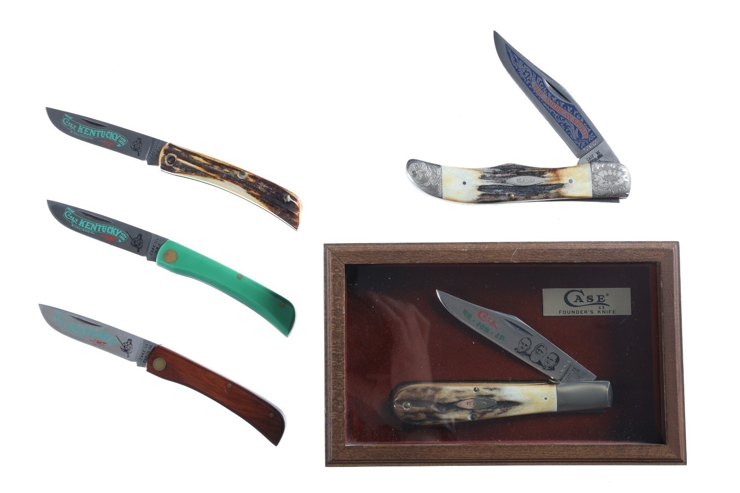 5 Commemorative Case Knives