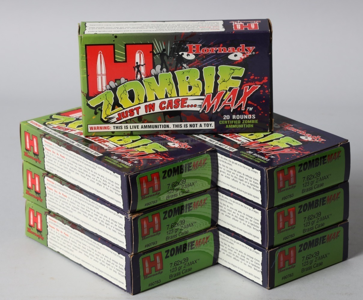 7 Bxs Hornady Zombie Max 7.62 x 39mm Ammo