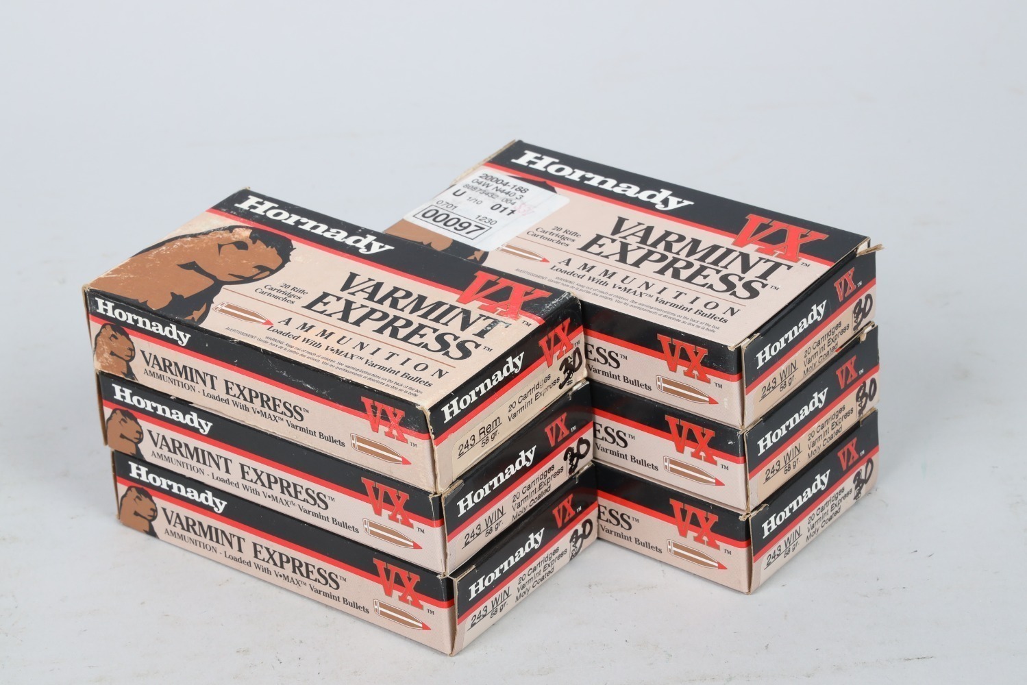 6 Bxs Hornady .243 Win Ammo