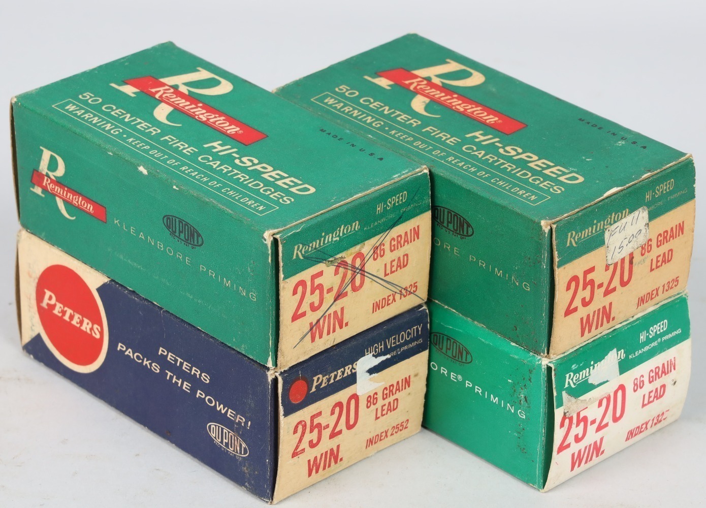 4 Bxs Remington/ Peters 25-20 Ammo