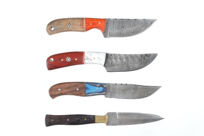 4 Damascus Knives