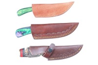 3 Custom Damascus Knives - 2