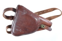 WW2 Leather Japanese Nambu Holster w/ strap