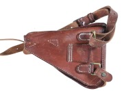 WW2 Leather Japanese Nambu Holster w/ strap - 4