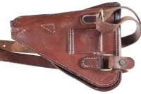 WW2 Leather Japanese Nambu Holster w/ strap - 5