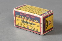 1 Bx Vintage Winchester .25-20 Ammo