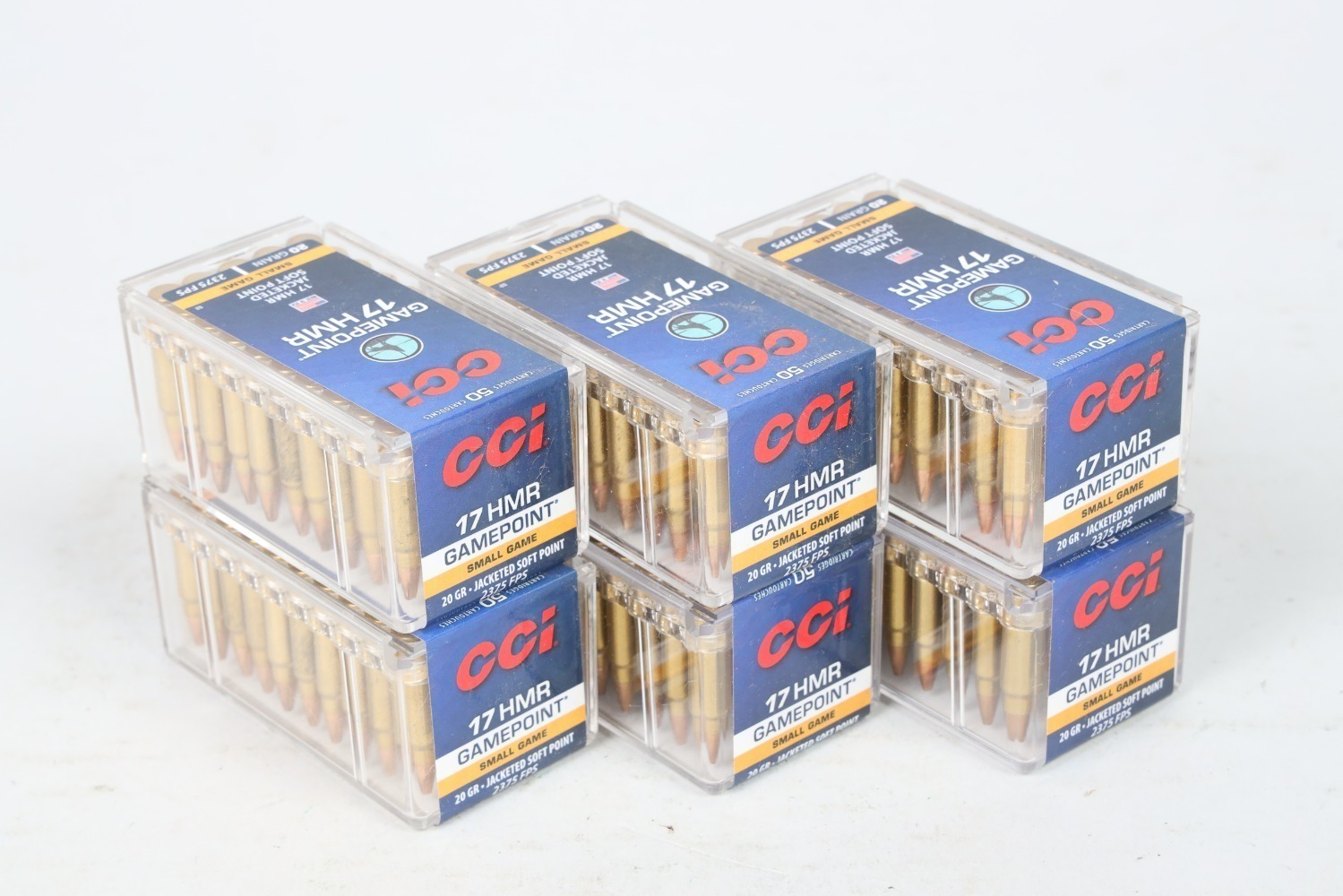 6 Bxs CCI .17 HMR Ammo