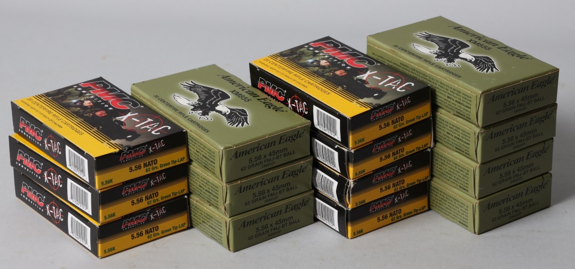 14 Bxs PMC/American Eagle 5.56mm Ammo