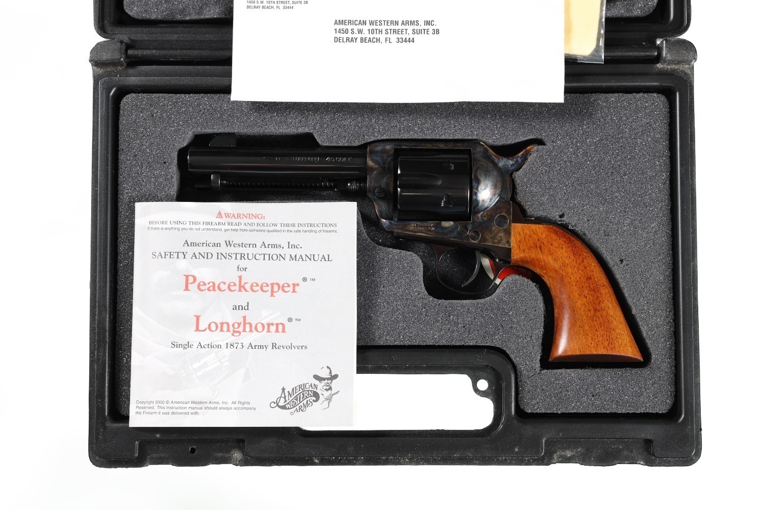 56166 American Western Arms Longhorn Revolver .45