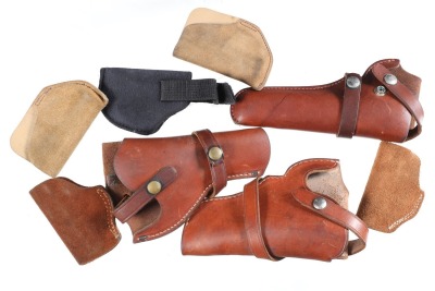 Lot of leather holsters