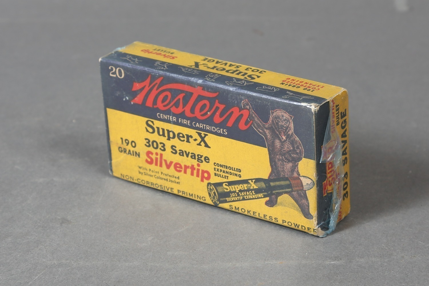 1 Bx Vintage Western .303 Savage Ammo