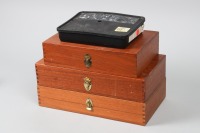 3 Wooden Display Boxes