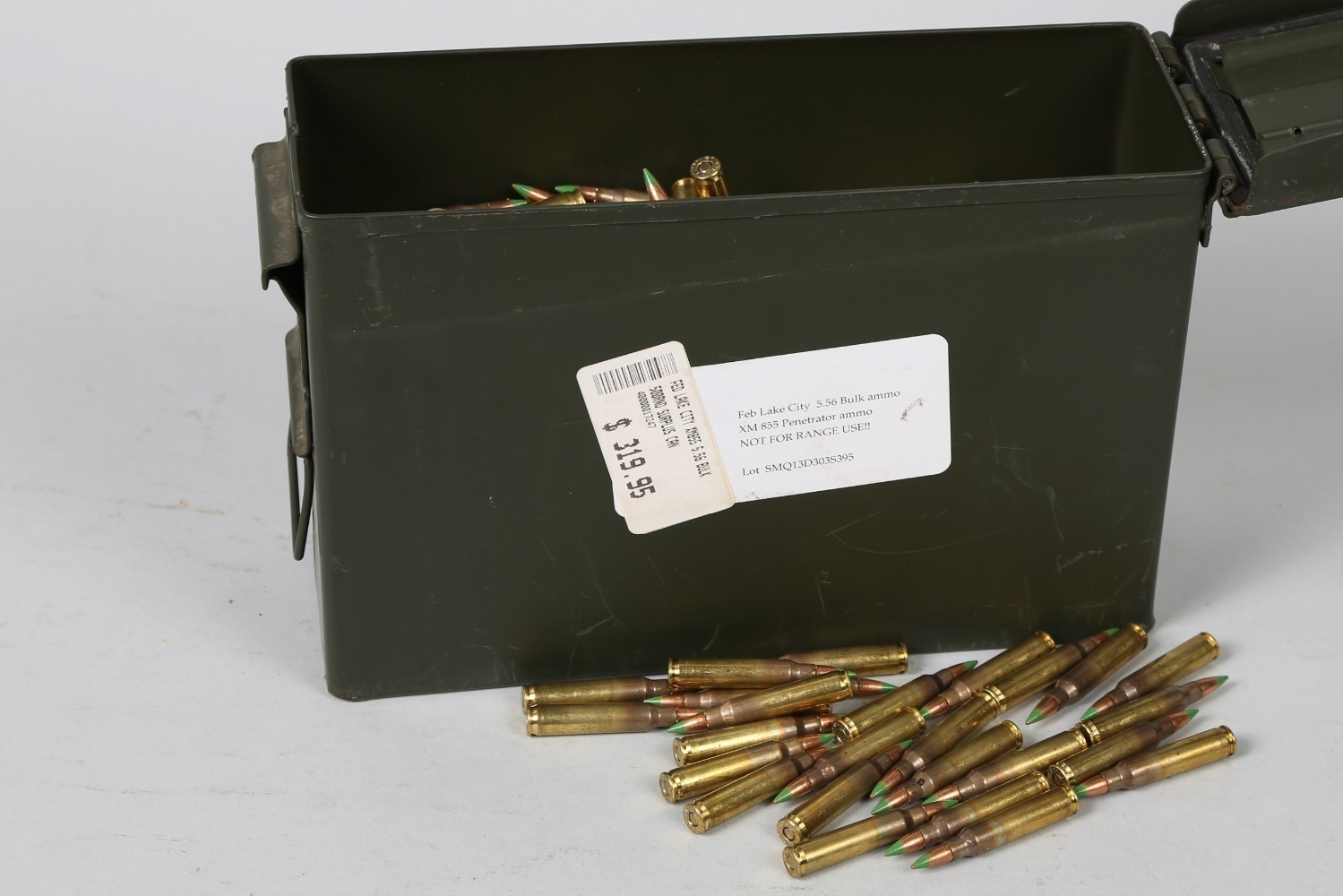 500 Rds 5.56m American Eagle Green Tip Ammo