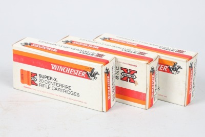 3 Bxs Winchester .225 Win Ammo