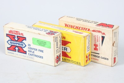 2 Bxs Western .225 Win Ammo