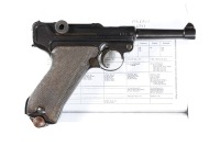 51830 Erfurt P08 Luger Pistol 9mm
