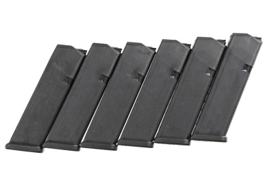 6 Glock 9mm Magazines