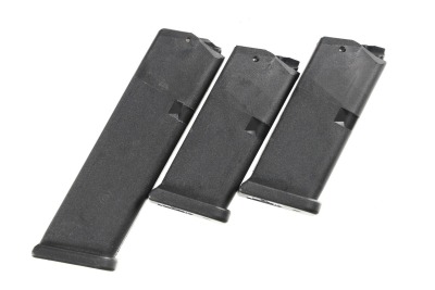 3 Glock .357 Magazines