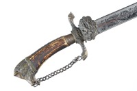 German Hunting Knife w/Scabbard - 2