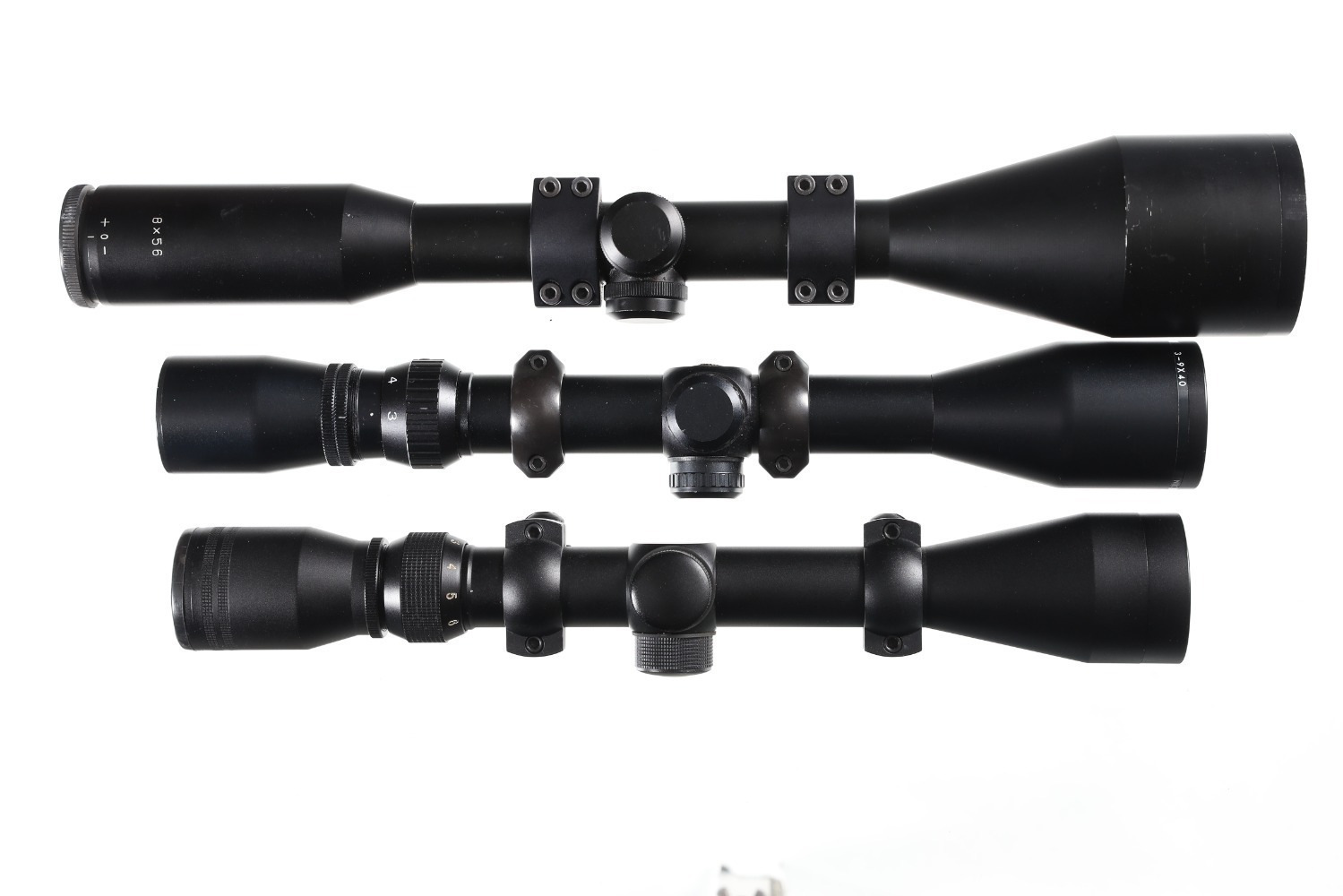 Set of 3 Rifle Scopes