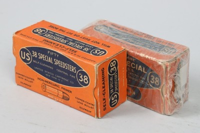 2 vintage boxes of 38 special