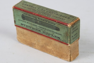 Vintage Peters .25-21 Stevens Ammo