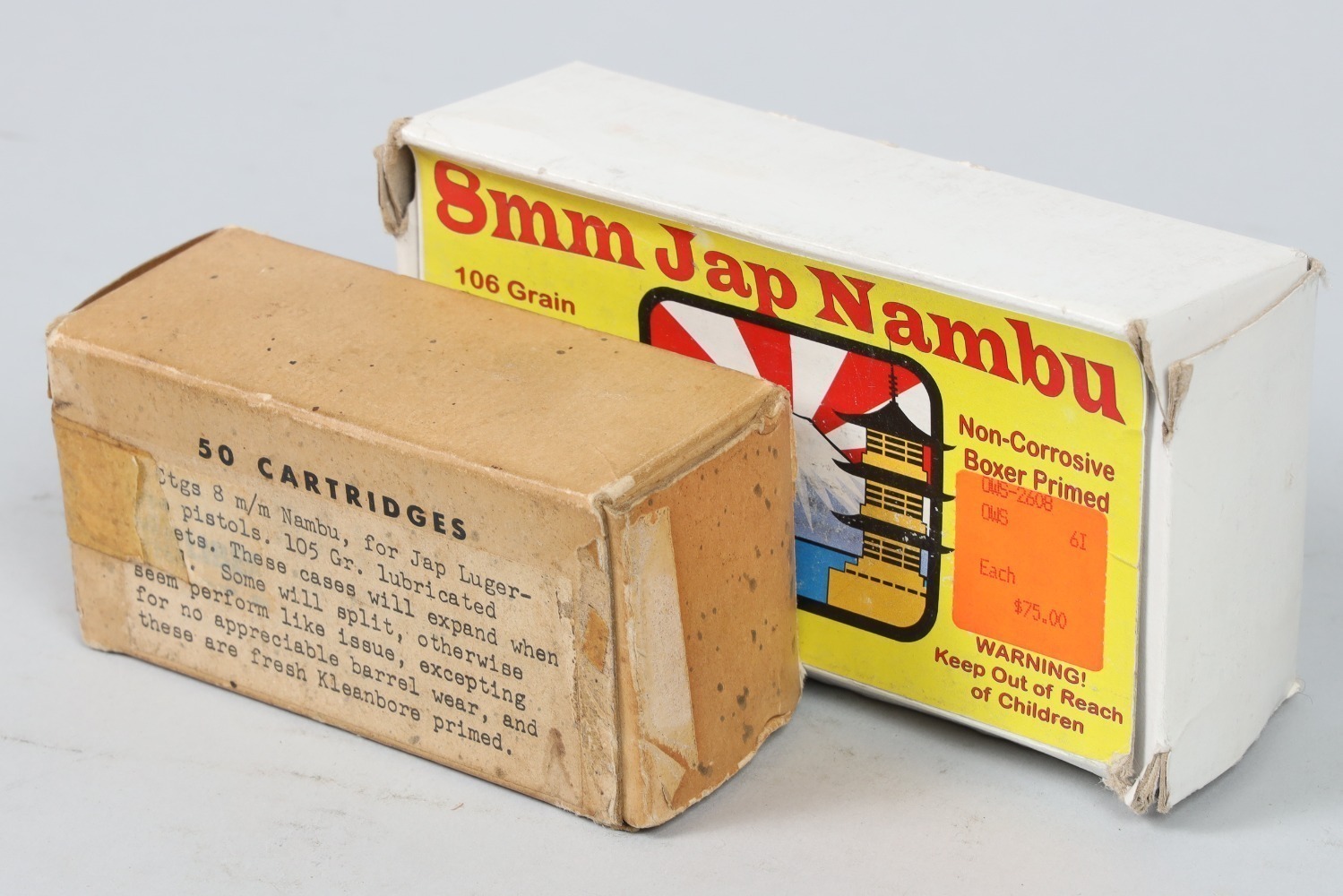 2 Bxs 8mm Jap Nambu Ammo