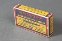 1 Partial Bx Vintage Winchester 8mm Mauser Ammo - 2