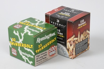 2 Boxes Of .22lr Ammunition