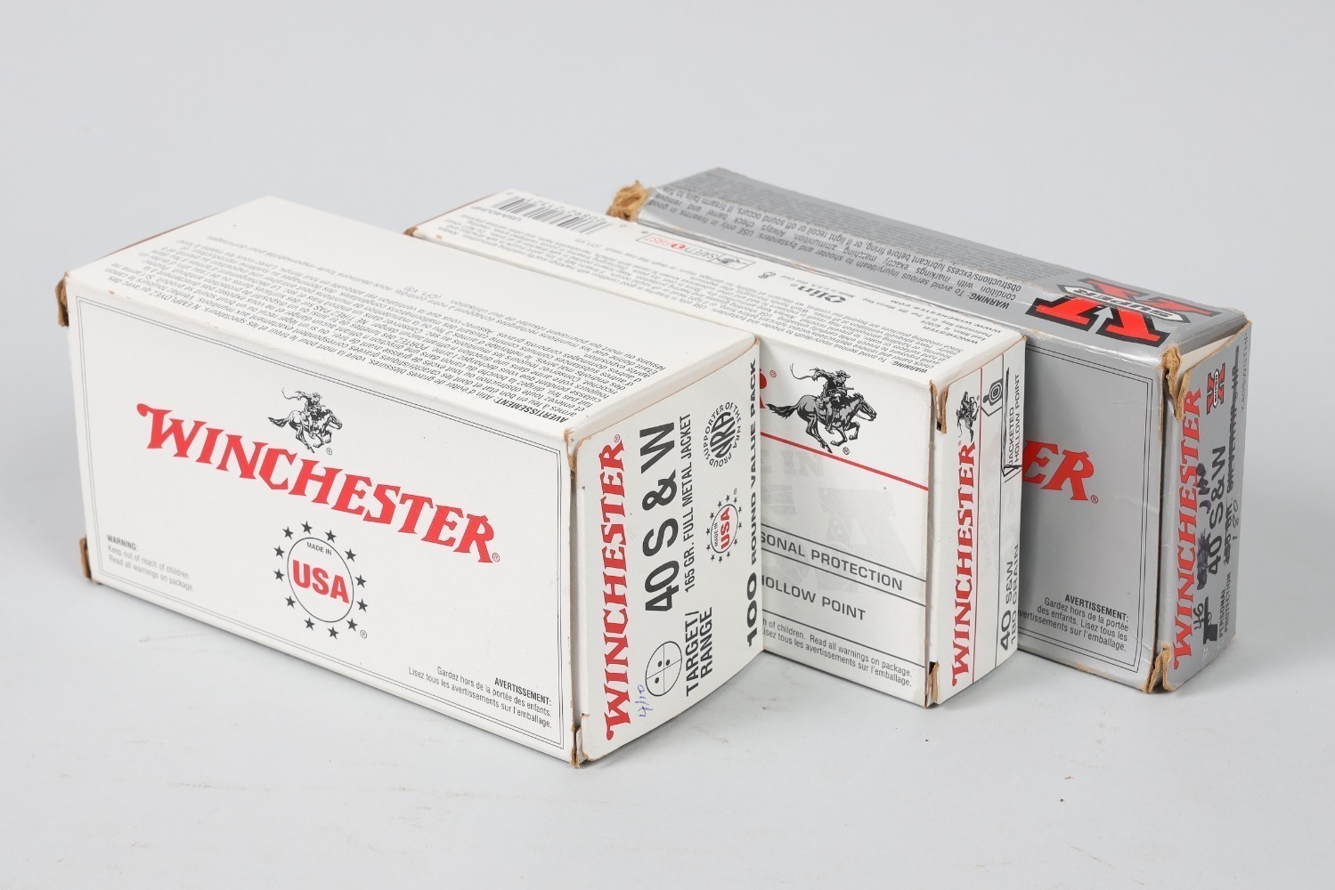 3 Bxs Winchester .40 S&W Ammo