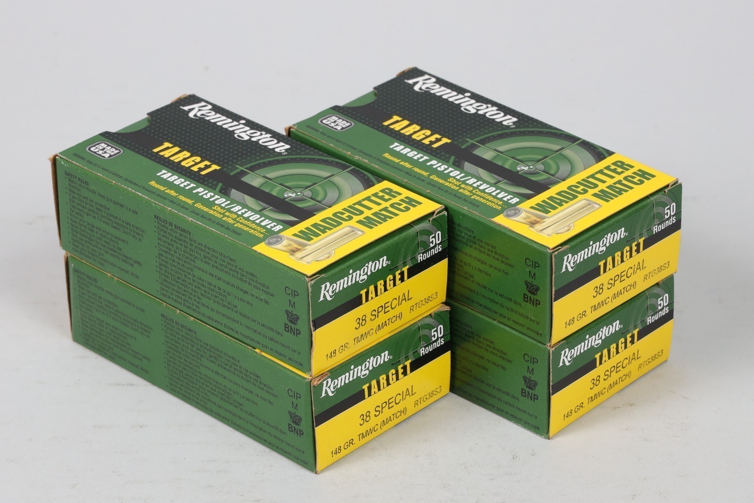 4 Bxs Remington .38 Spl Match Ammo