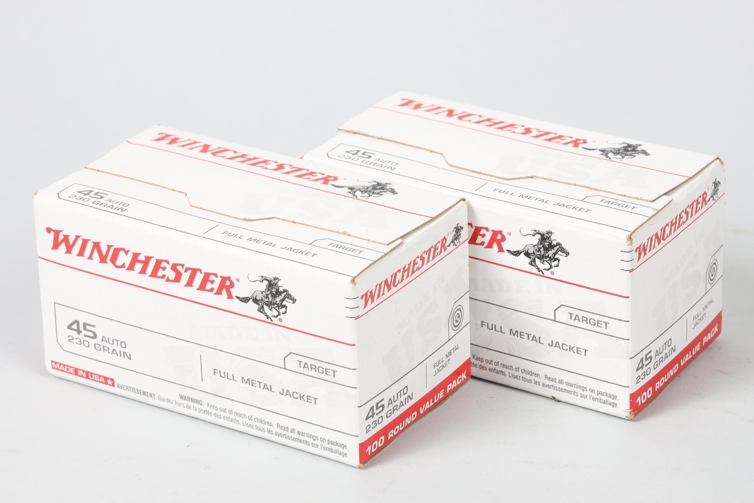 2 Bxs Winchester .45 ACP Ammo