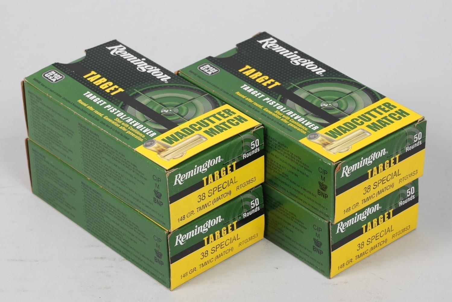 4 Bxs Remington .38 Spl Match Ammo