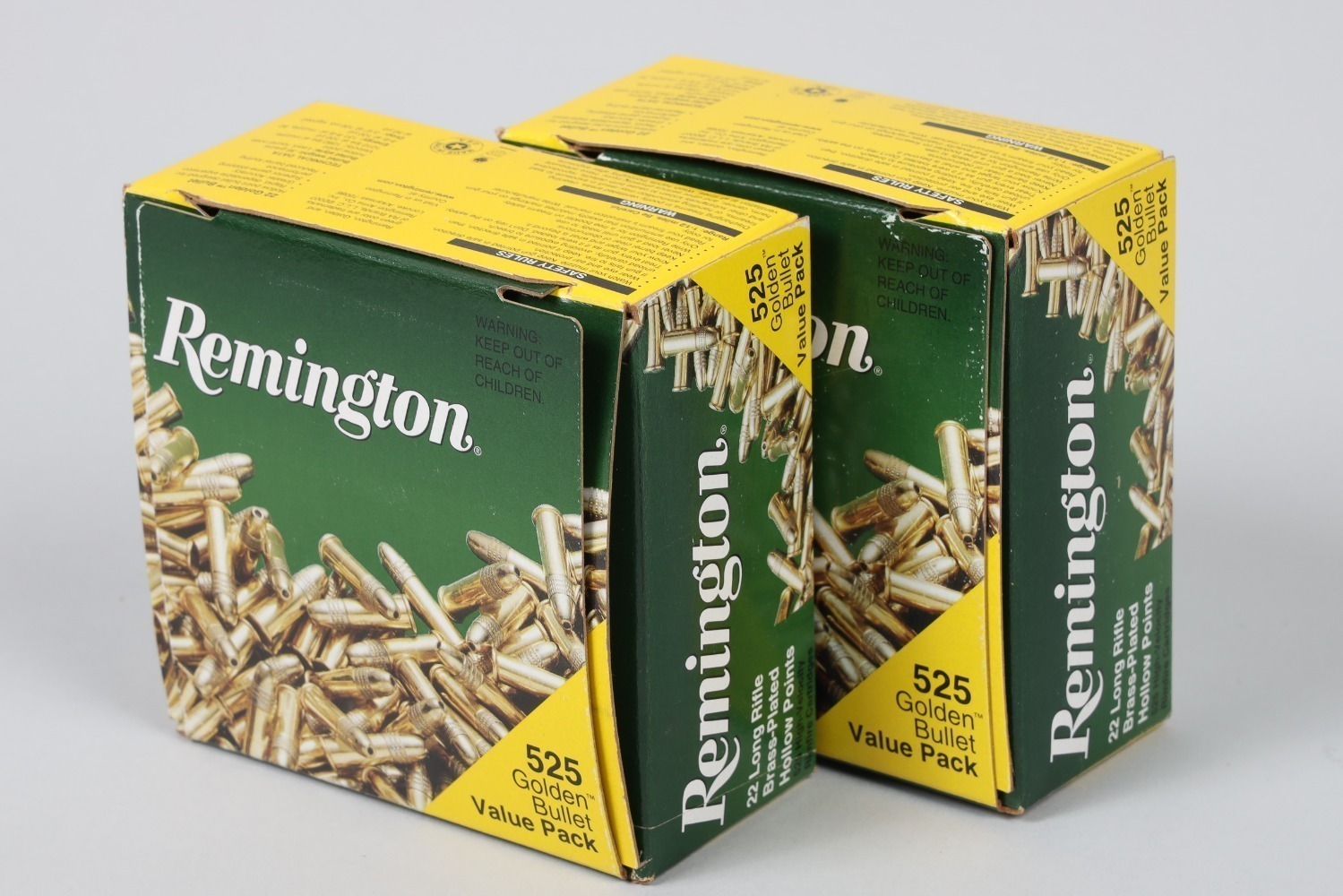 2 boxes of Remington .22 lr Hollow Points