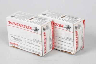 2 Bxs Winchester 9mm Ammo