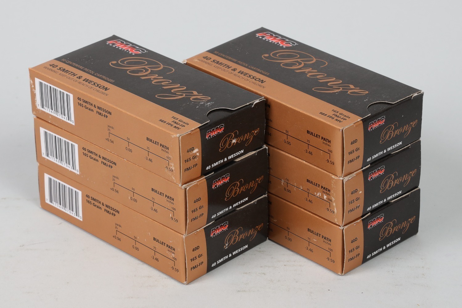 6 Bxs PMC .40 S&W Ammo