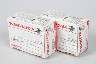 2 Bxs Winchester 9mm Ammo