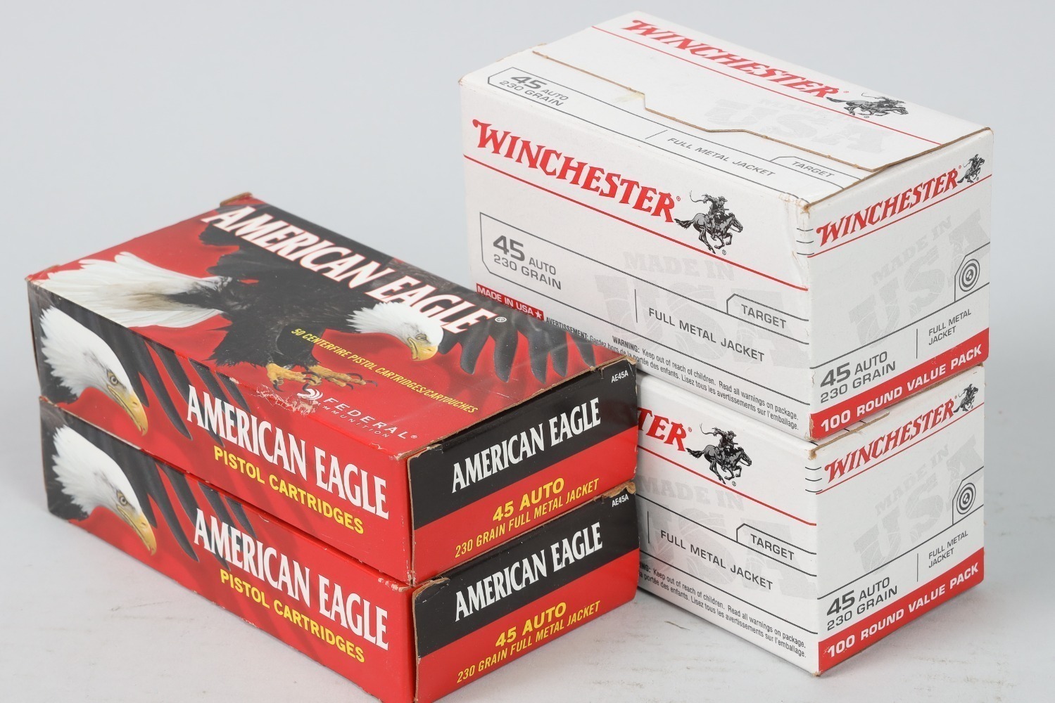 4 Bxs .45 ACP Ammo