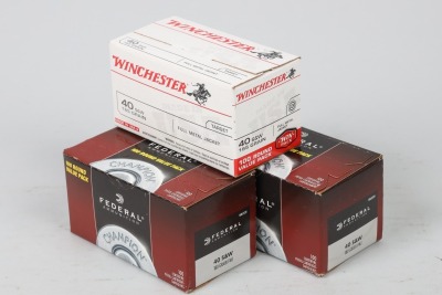 3 Bxs Winchester/Federal .40 S&W Ammo