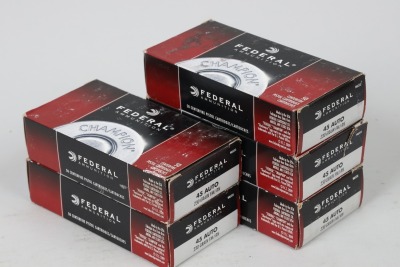 5 Bxs Federal .45 ACP Ammo