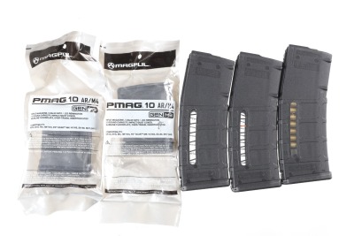 5 AR-15 Magazines and Ammo